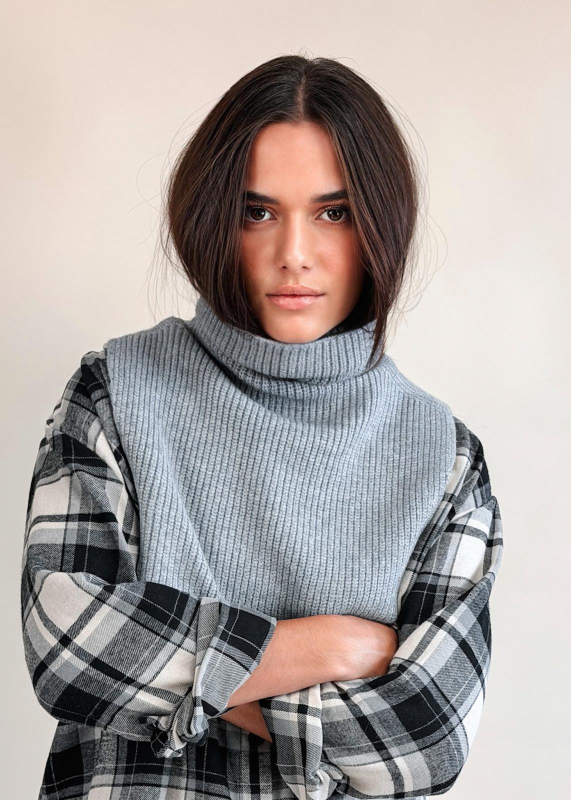 Kol Tout Doux Gris light Chiné