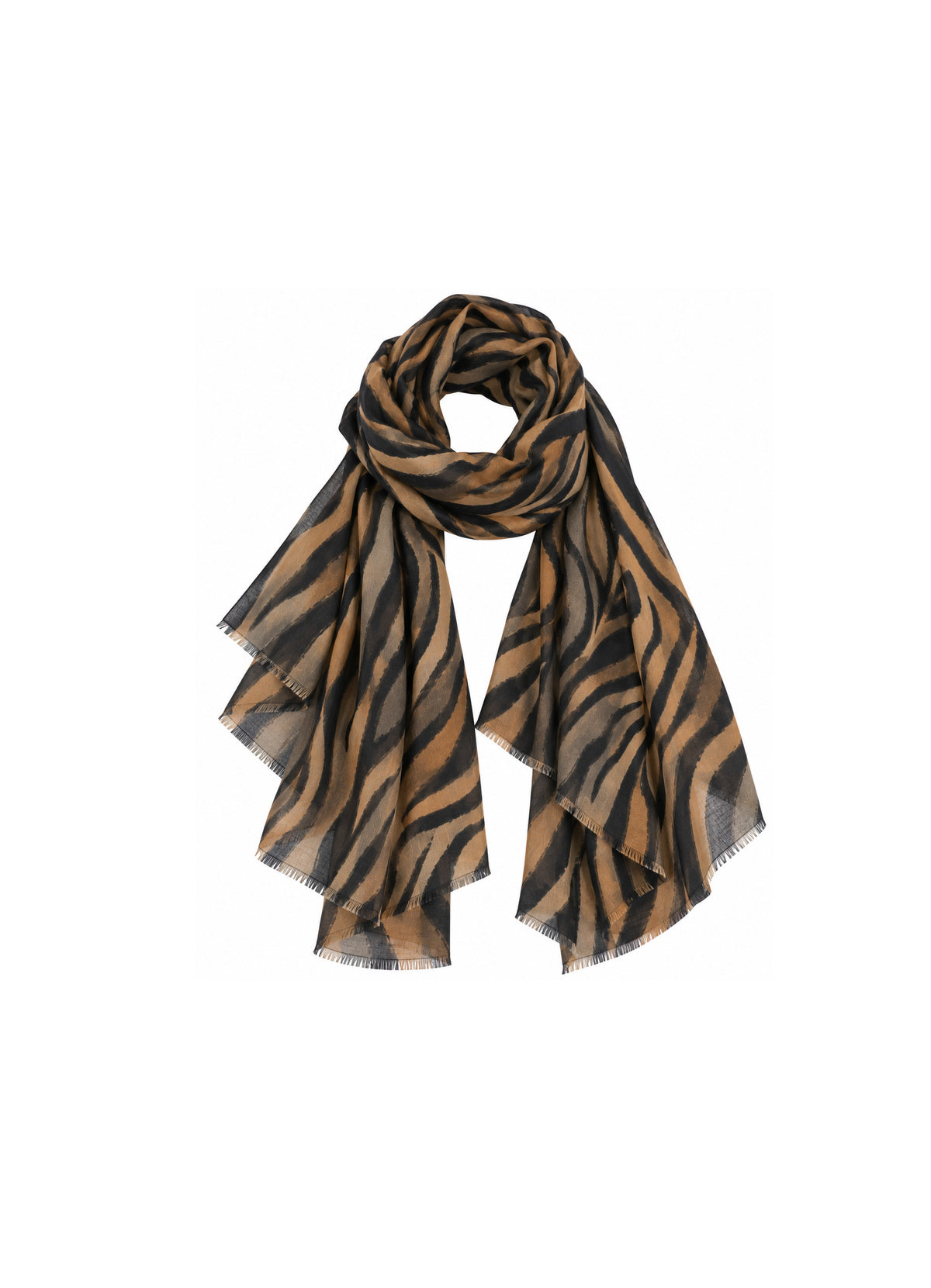 Echarpe Bengale Laine Camel