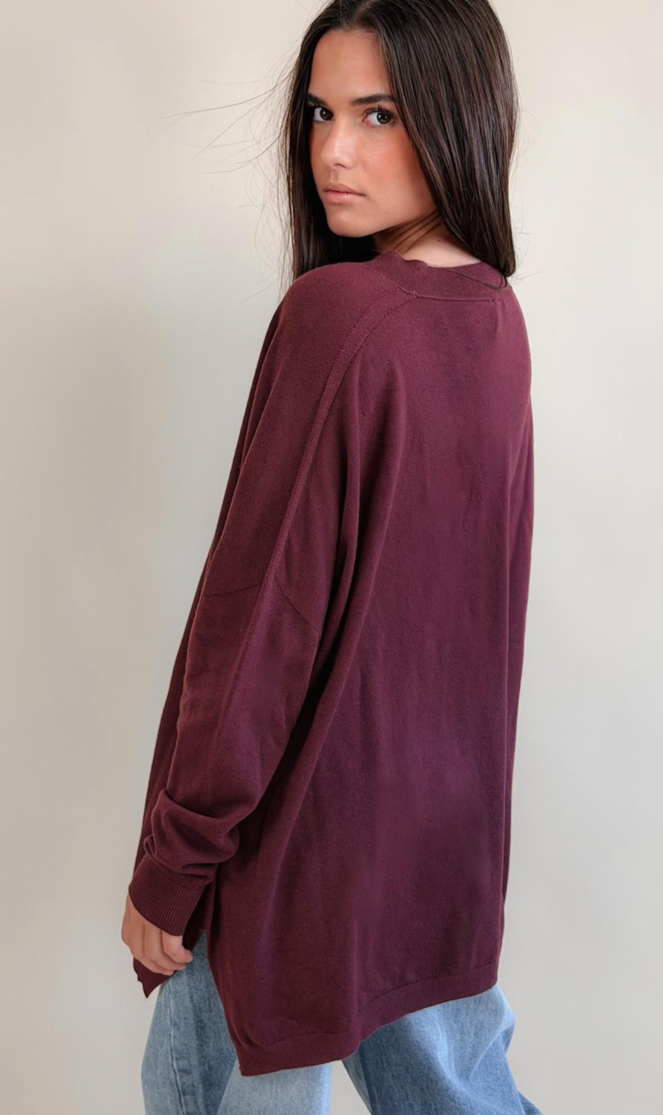 Pull Damian Burgundy