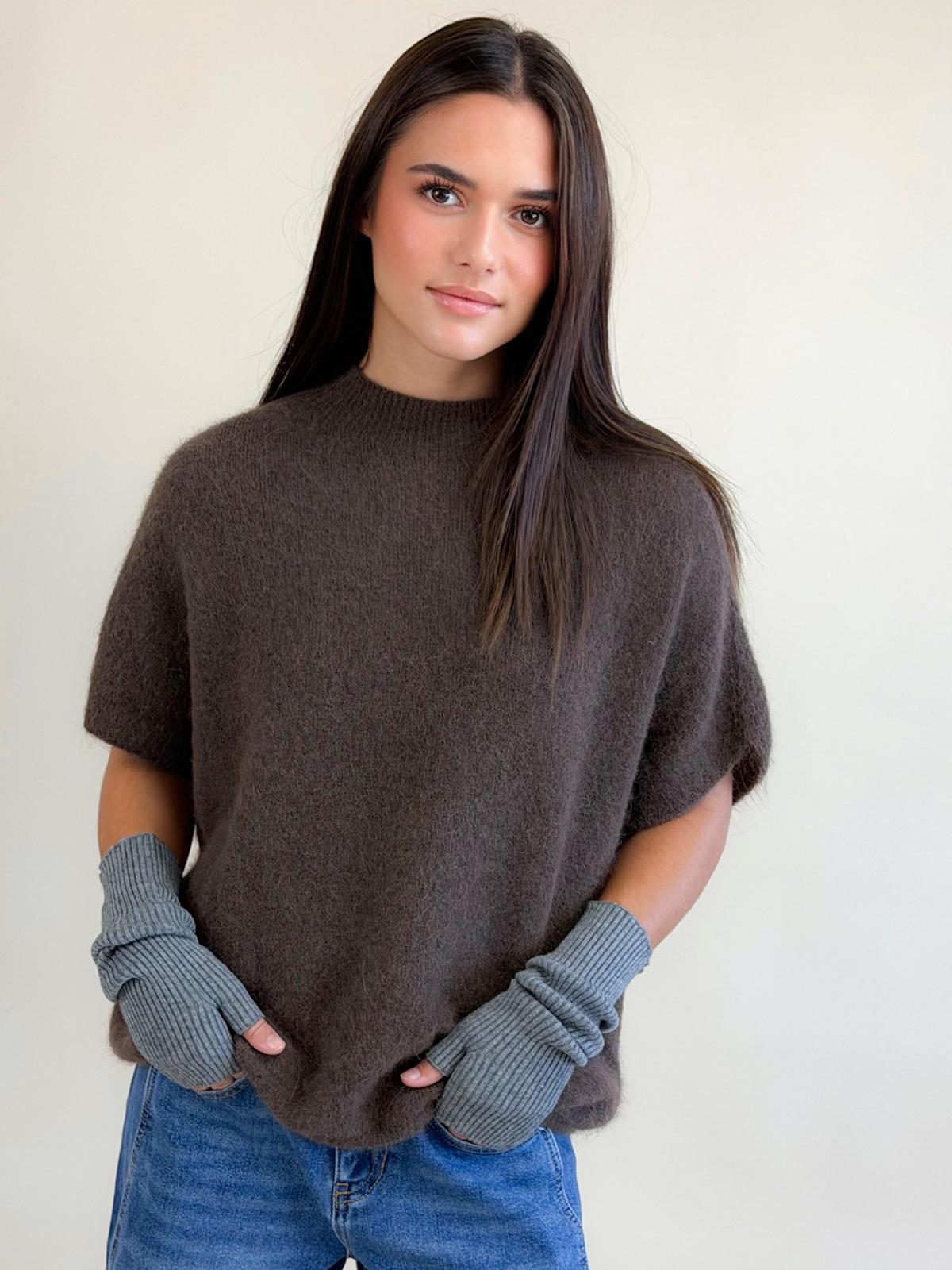 Pull Bruce Laine Alpaga Choco
